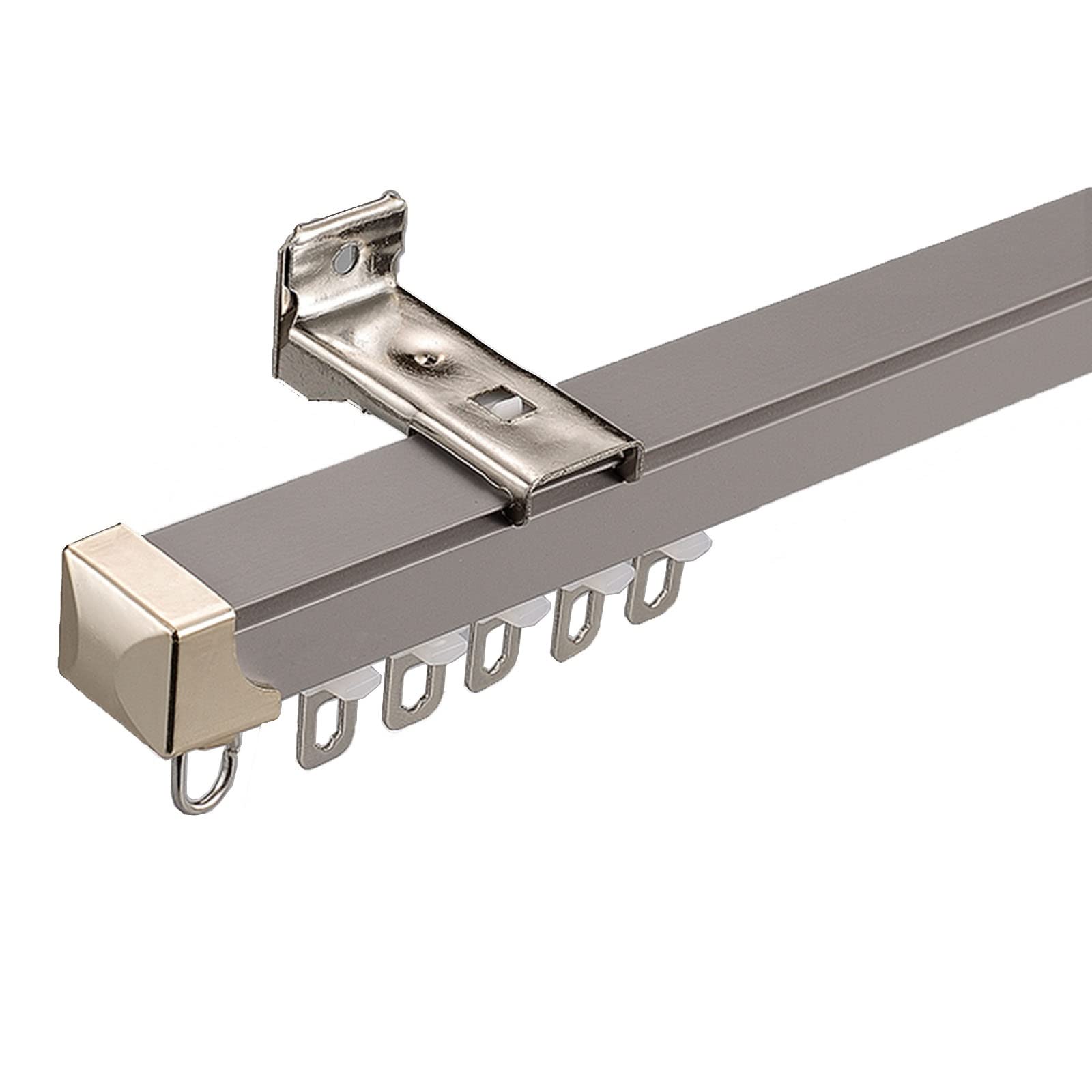 Rail de plafond en alliage d'aluminium de 600 cm pour rideaux robustes
