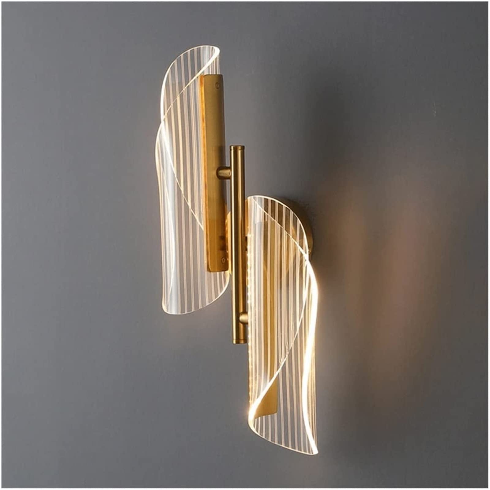 Lámpara interior de pared creativa tipo rollo para iluminar comedores oscuros 8