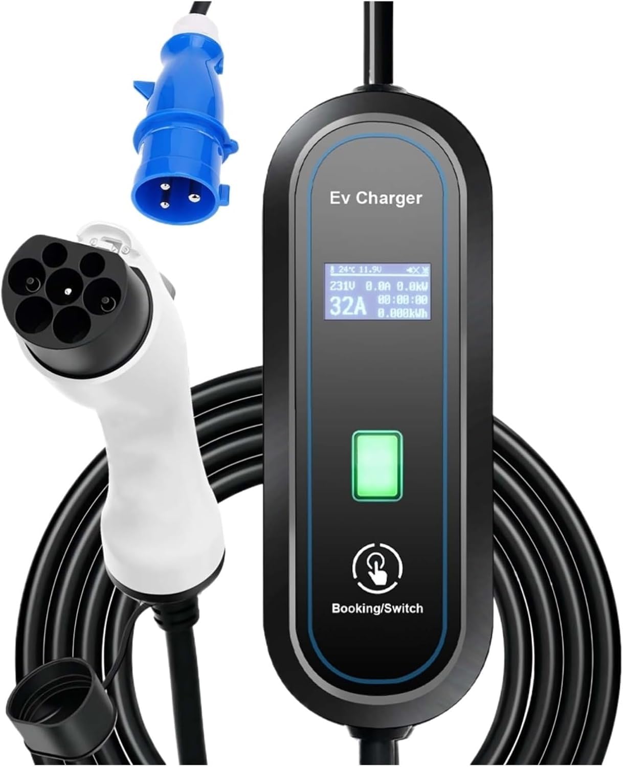 電気自動車用ポータブルEV充電器 Amazon.co.jp: WJW 電気自動車充電器 ポータブル EV 充電器 80-250V