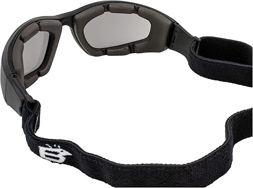 Miniatura 5 de 2 pares de gafas Birdz Eyewear Soar Safety acolchadas para motocicleta, marcos negros