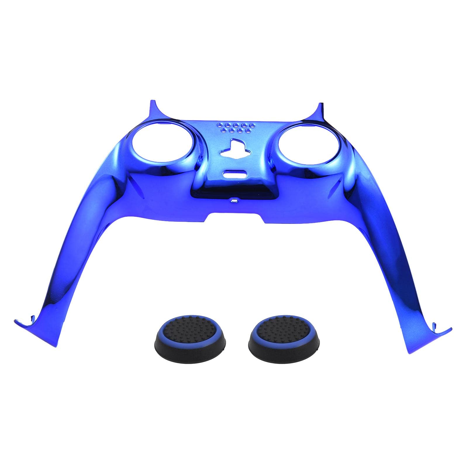 flouris Replacement PS5 Controller Case, Decorative Trim Case for DualSense 5 Controller PS5 Game Plate Custom Strip Pads Cover Lid DIY Gift for Boys Boyfriend