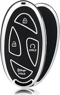 OFFCURVE Key Case Car Key Cover Key Case Key Case Key Case Key Protection Protective Cover for Hyundai Ioniq 6 Grandeur GN7 Kona EV SX2 Grand Prix Azera