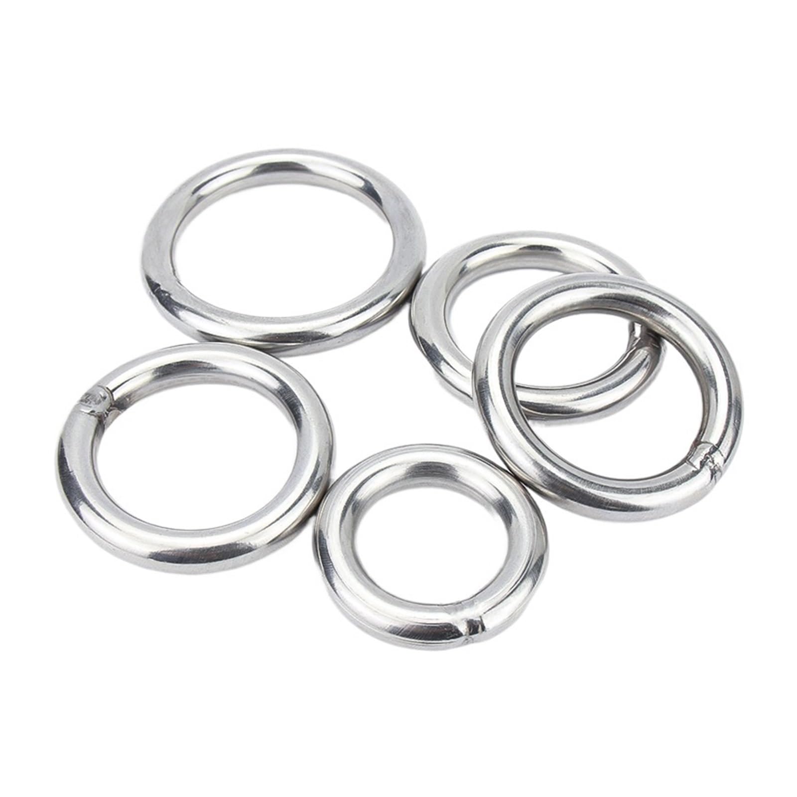 Anneaux polyvalents en acier inoxydable, Hauban de yoga robuste M3-M12, soudé, lisse et solide(M10x110)