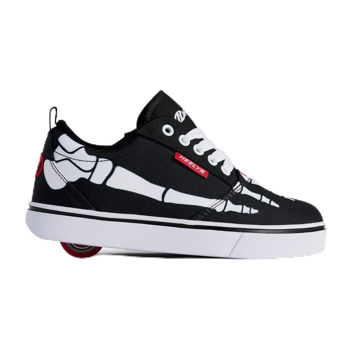 HEELYS Unisex Adult Pro 20 Prints Skeleton X-Ray Print Black/White/Red - HE100890M-BKWHRD