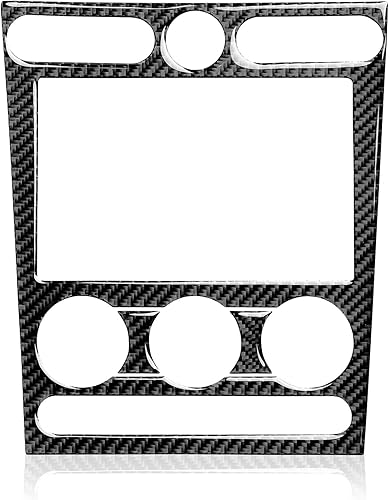 Miniatura 8 de Car Air Conditioning Control Panel Sticker Cover for Ford Mustang GT Shelby 2005 2006 2007 2008 2009 Accessories Carbon Fiber Decal Air Conditioning