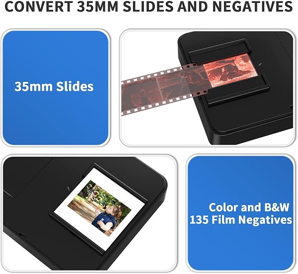 DigitConvert Slide viewer Mobile Film Scanner 35mm, Slide scanner convert 35mm slides and negatives to digital photos using Your smartphone - 2