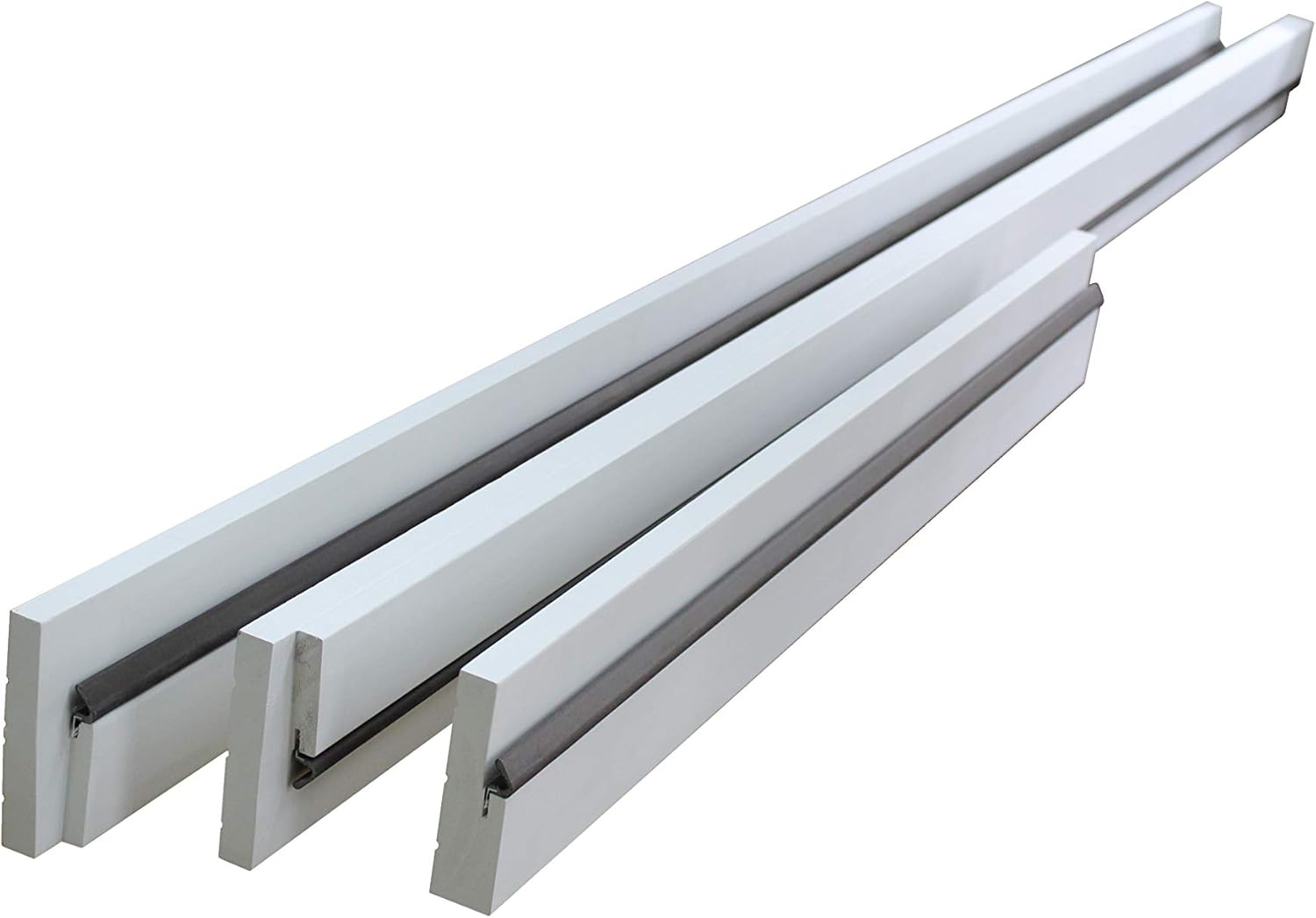 Yard & Home DIY Exterior White Door Jamb Frame Kit, Pine Wood, Primed, Bundled, Finger Jointed, 1.25" x 4.5" x 82.5"