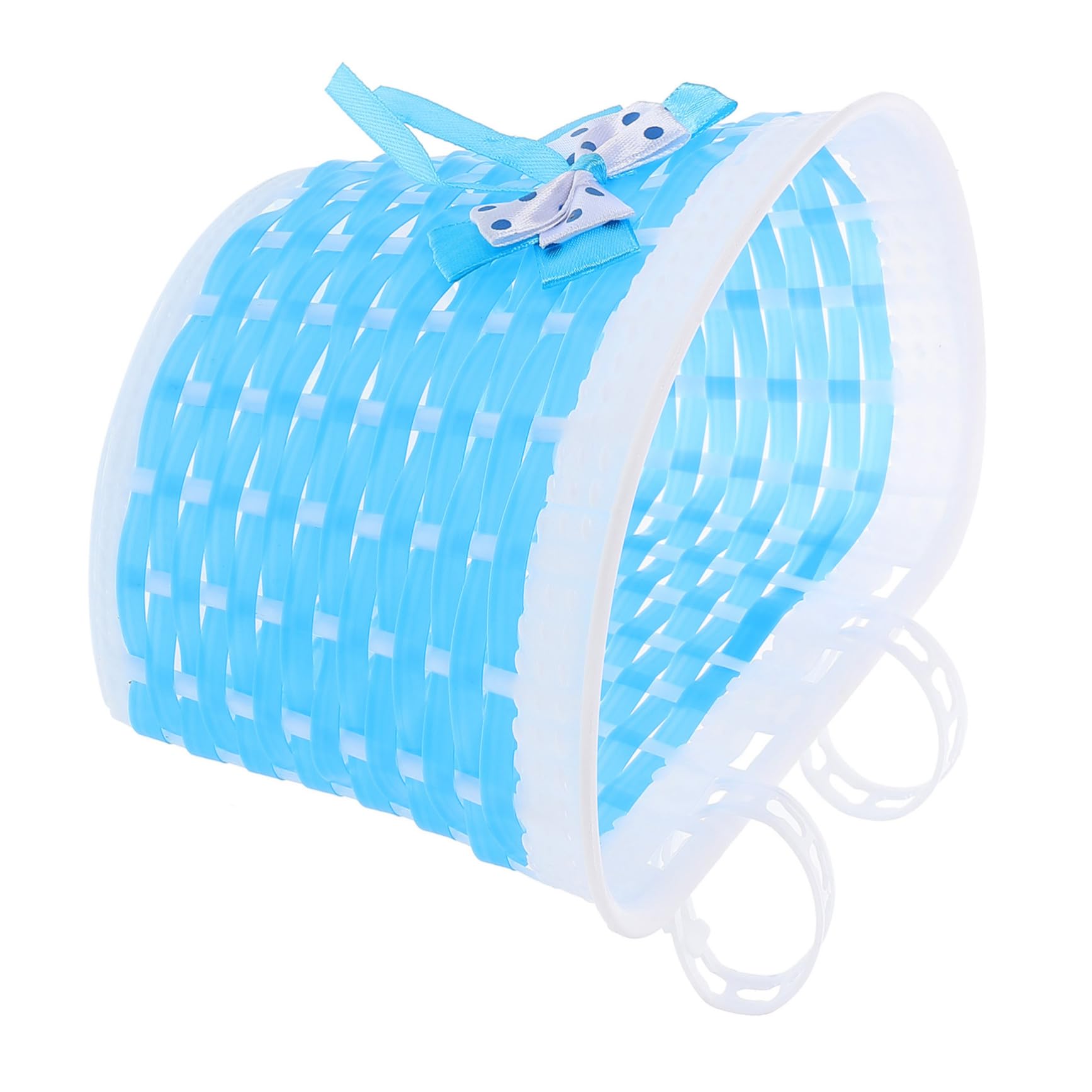 ABOOFAN Woven Plastic Bike Basket Spacious Durable Bicycle Storage for Boys Stylish Design and Easy Installation for Everyday Cycling and Scooter Use