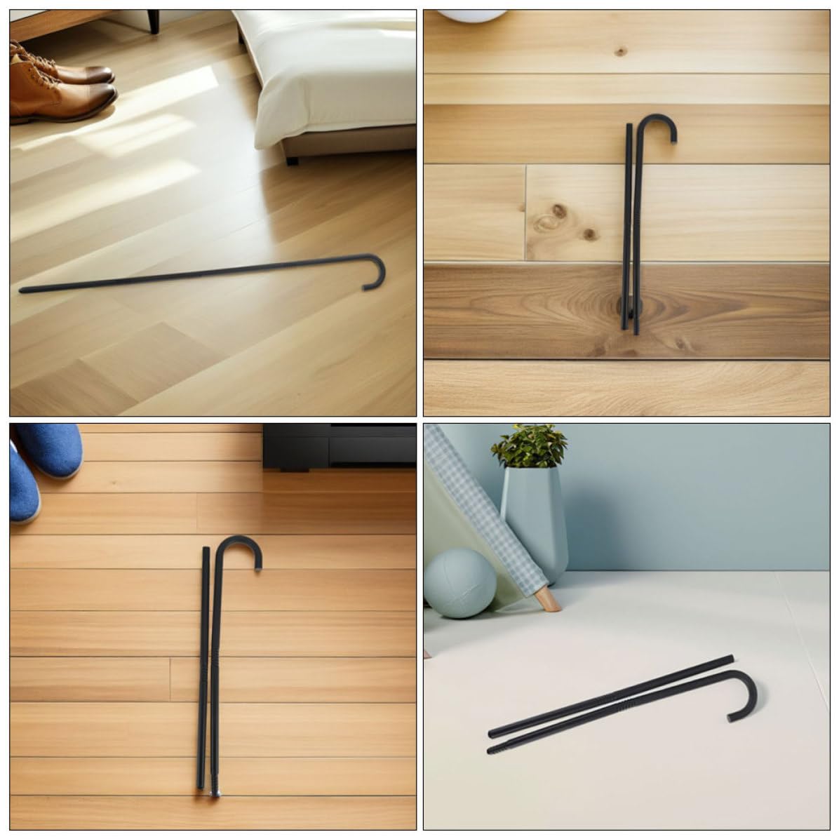 Healvian 20 Pezzi Bastone da Mago Nero in Plastica, Accessorio Costume per Party | Roleplaying e Scena, Leggero Impugnatura Comoda, Stile Classico e Struttura Affidabile