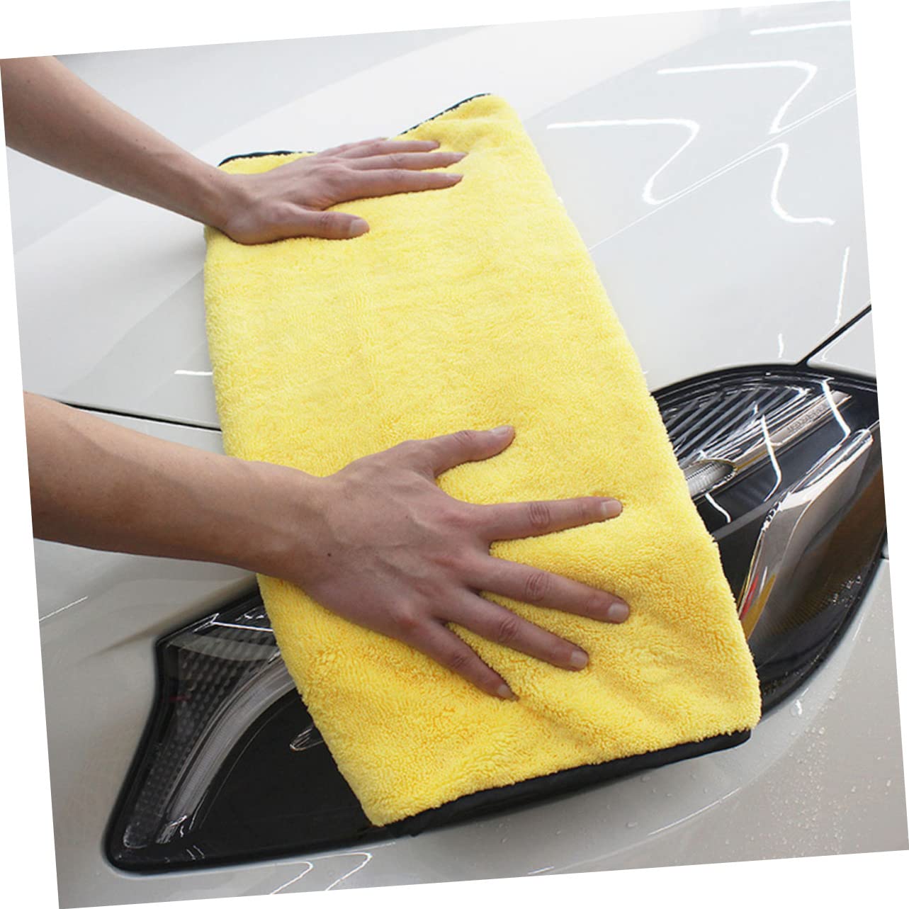 PLAFOPE 12piezas Paños De Microfibra para Coche Toalla De Limpieza Gruesa y Duradero