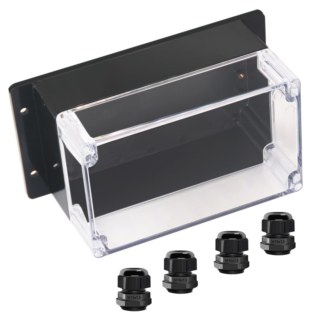 Waterproof Electrical Project Box - Clear ABS Case -19