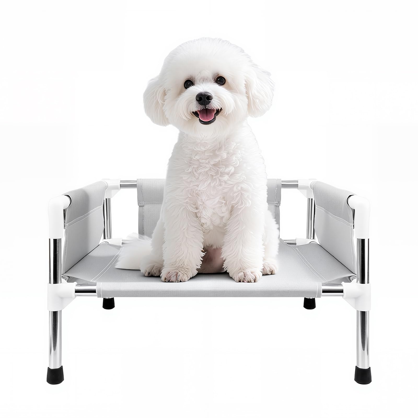 Makerfire Elevated Dog Bed Raised Dog Sofa Bed for Small Dogs Detachable Cooling Indoor Outdoor Pet Cot with