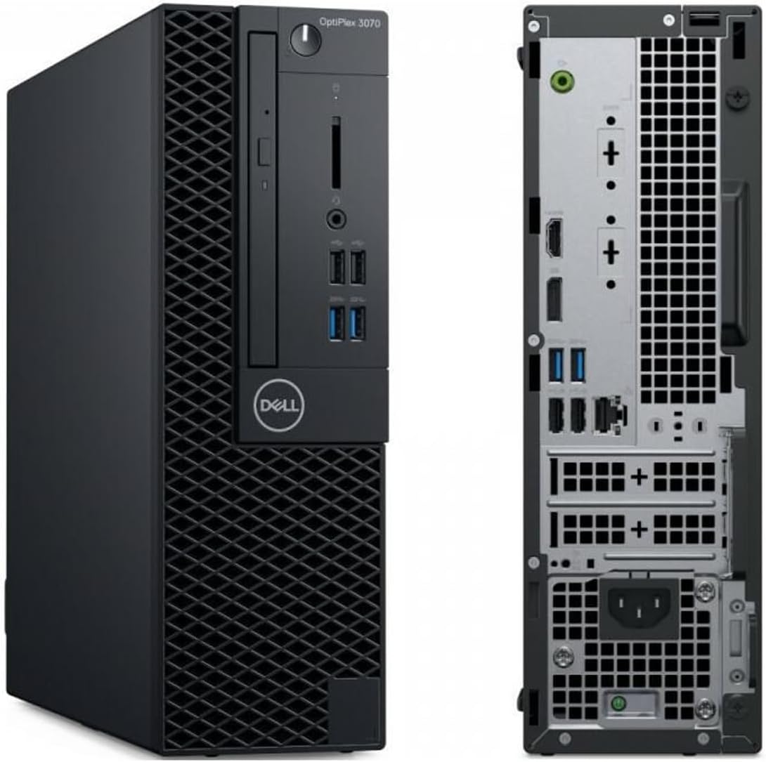 Dell OptiPlex 3070 Desktop PC | Intel Core i5 Hexa Core | 16GB DDR4 RAM | 500GB SSD | Windows 11 Pro | Office PC (Renewed)