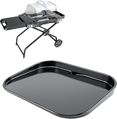 GRISUN Carro de parrilla portátil y plancha de hierro fundido para parrilla Ninja Woodfire Serie OG700