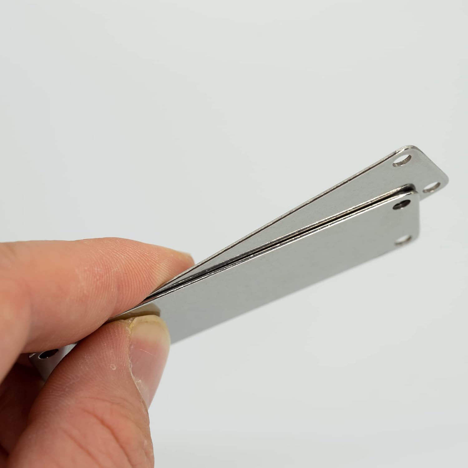 StayMax 304 Stainless Steel Engraving Blank Tags Rectangle Stamping Blanks with 4 Holes 1inch*3inch 25 Pack - Image 4