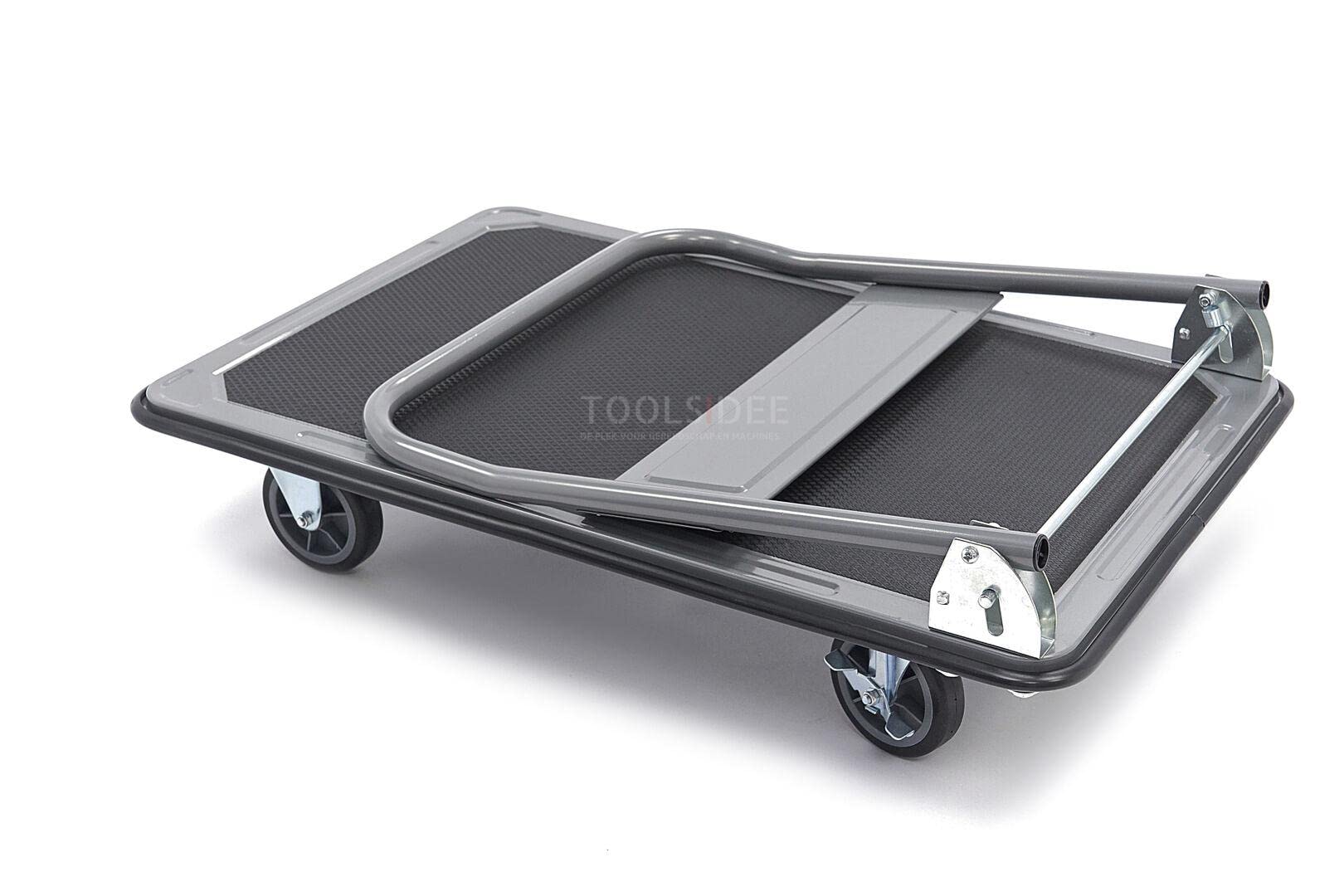 Carrello di trasporto pieghevole HBM 350 kg, carrello di trasporto con freno