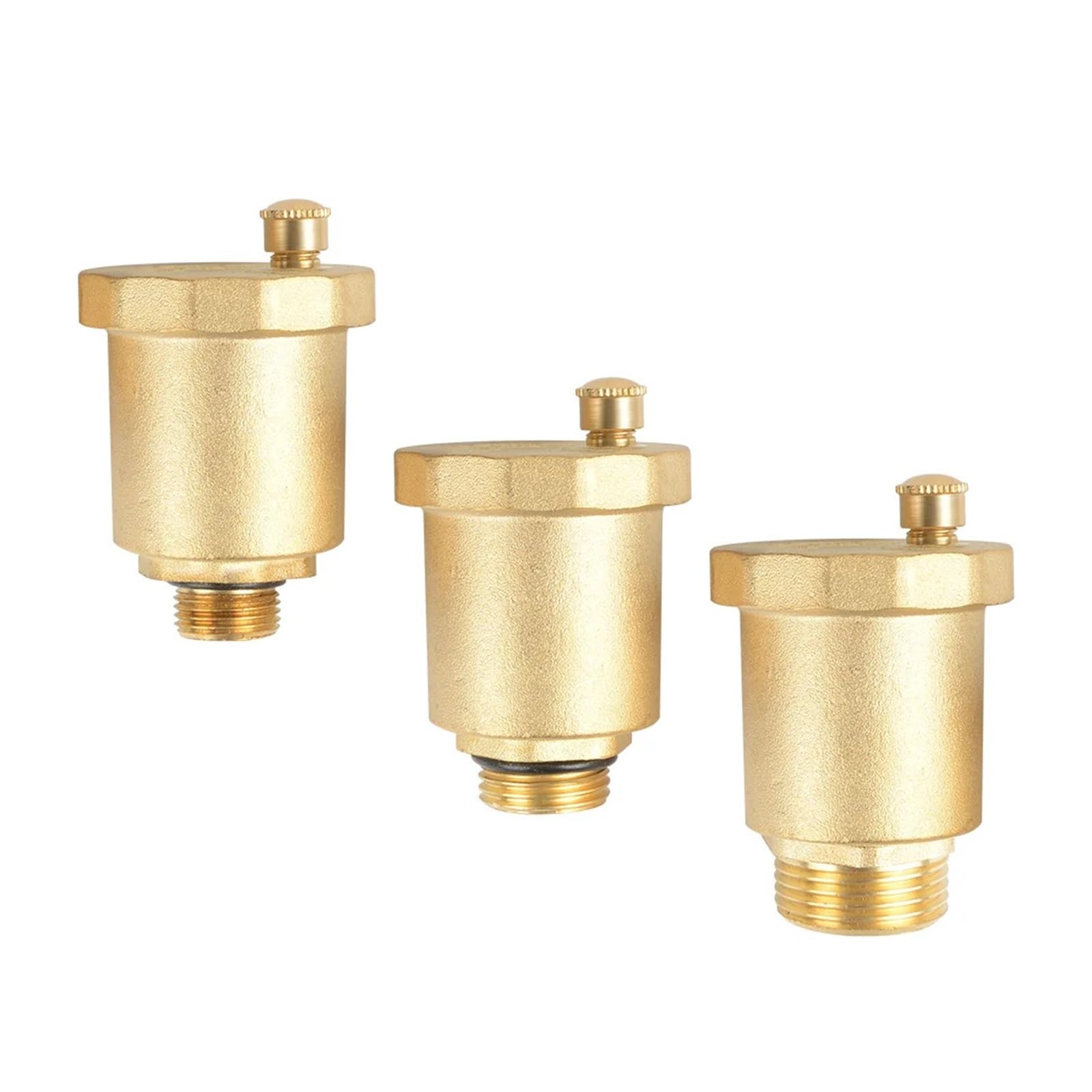 Automatisches Druckventil Messing-Entlüftungsventil for Solarwarmwasserbereiter Standard 1/2 Zoll 3/8 Zoll 3/4 Zoll Außengewinde Lucky(1/2 inch)