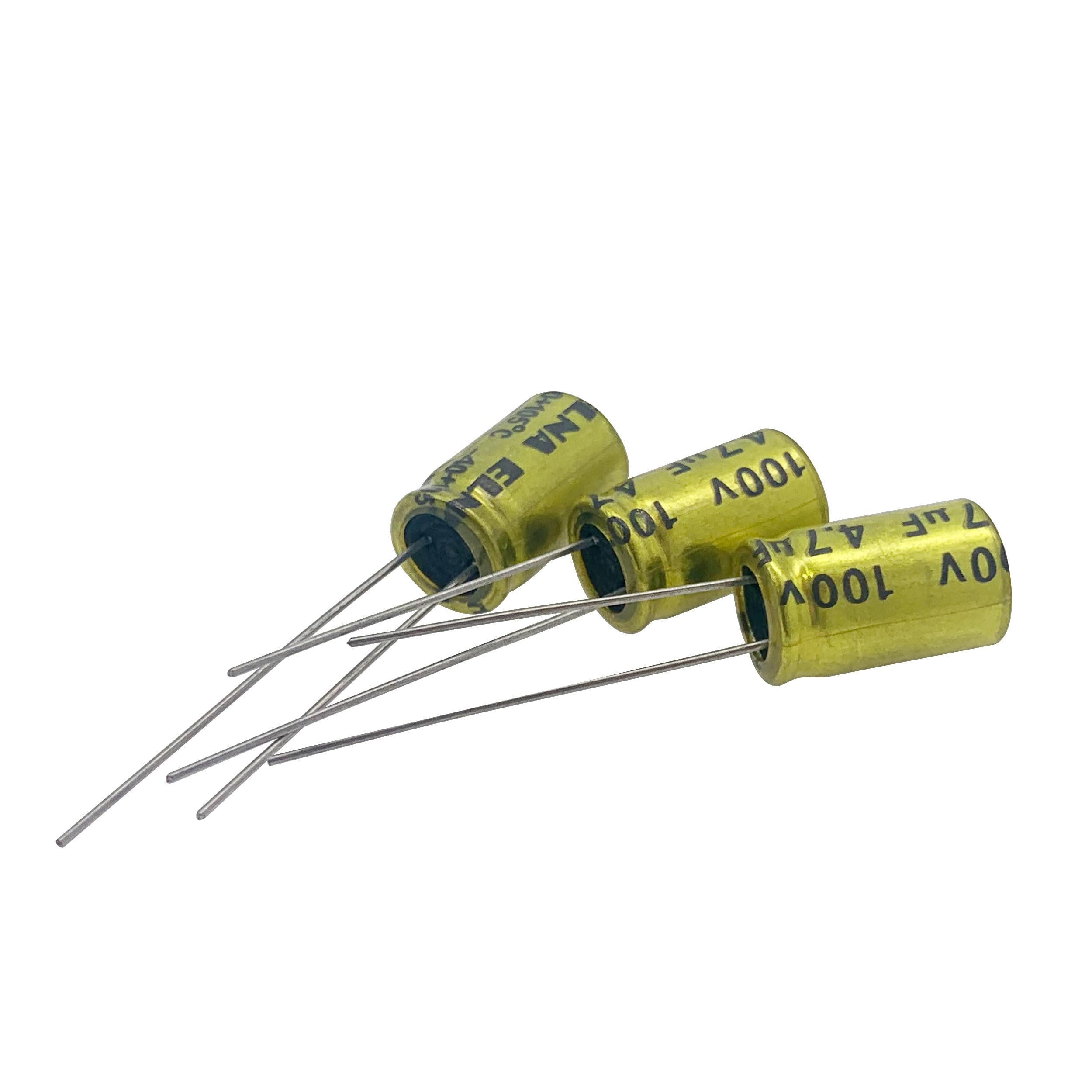 Amazon.co.jp: Cermant 10個 4.7uf 100V 非偏光電解コンデンサ