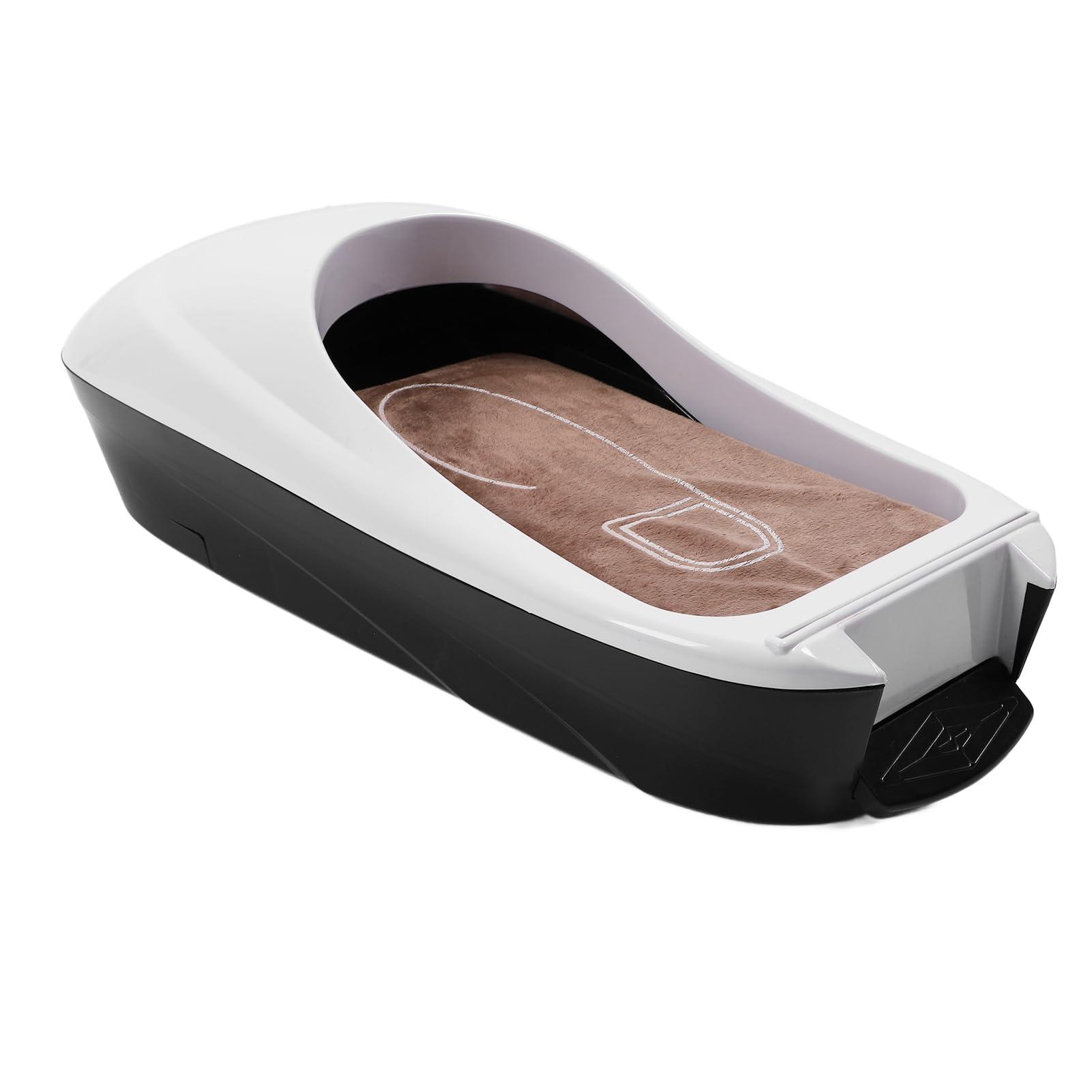 Dispenser Automatico Portatile per Copriscarpe Usa e Getta - Protezione Pavimento Ideale per Casa, Ufficio, Hotel - Confezione da 50 Pezzi