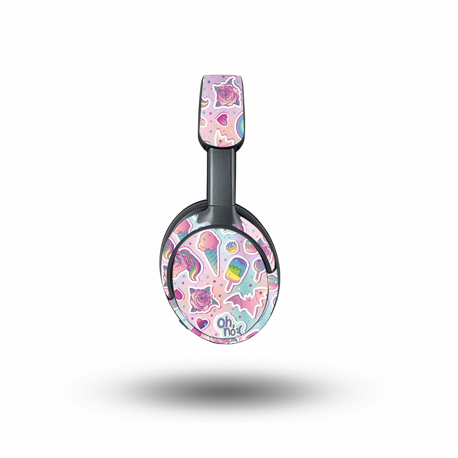 MightySkins Skin Compatible with Bose QuietComfort Ultra - Unicorn Popsicle | Protective, Durable, and Unique Vinyl Decal wrap cover | Easy to Apply, Remove, and Change Style