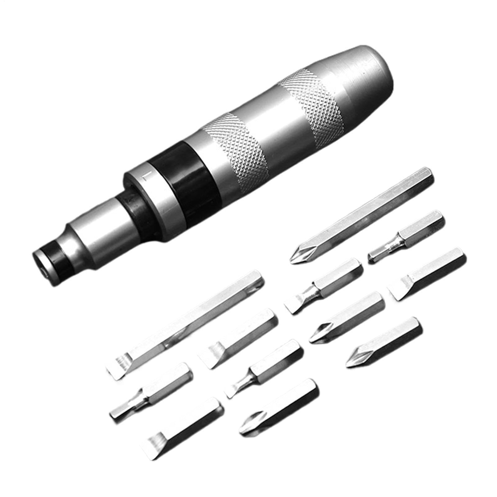 Tournevis multi-embouts à cliquet 13 en 1 avec rangement intégré en acier trempé