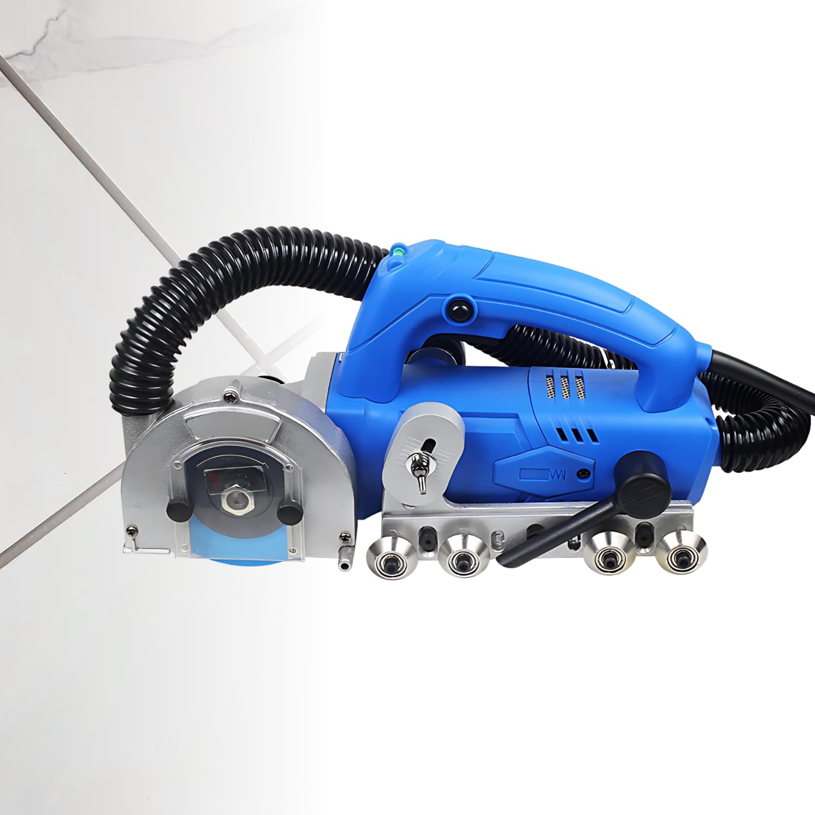 CIELOBLOEN Grout Remover Tool, 1200W Electric Grout Removal Tool, 9000r/min, Efficient Grout Cleaning & Slotting, with Dust Bag, Blades Included (1.2mm), for Removing Old Cement A