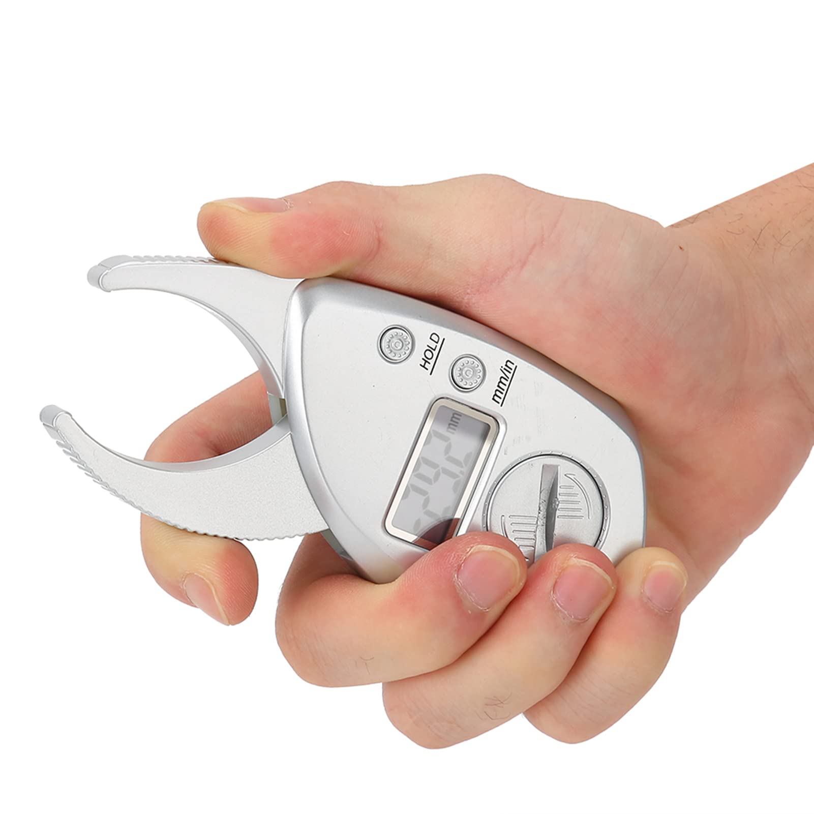 Tyenaza Portable di Grasso Pinza Tester, Misuratore Digitale per Misurazione del Grasso Corporeo, Display LCD e Alimentato a Batteria per Uomini e Donne