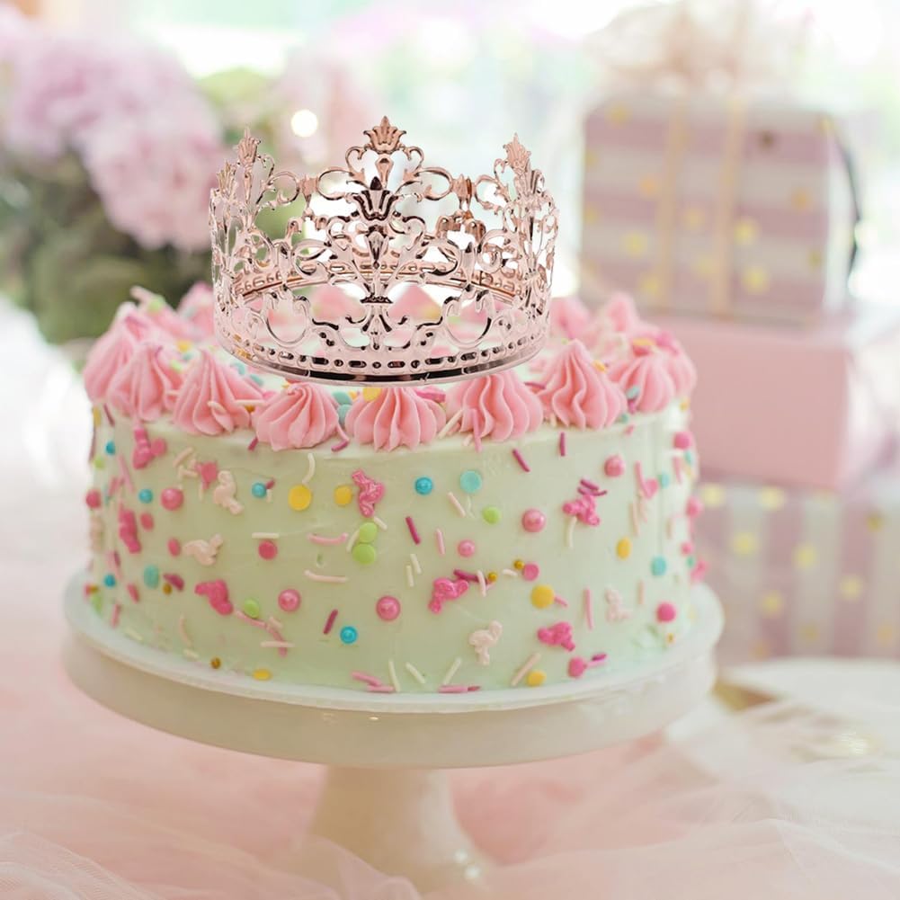 Couronne D'Anniversaire Vintage Pour Femmes Et Filles Diadème Pour