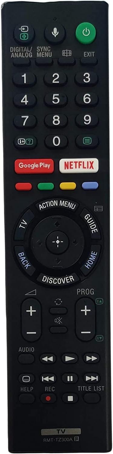 Isoelite Remote Compatible for Sony Smart LED/LCD Google Play Netflix Tv Remote Control Model No :- RMT-TZ300A (Non- Voice Remote)