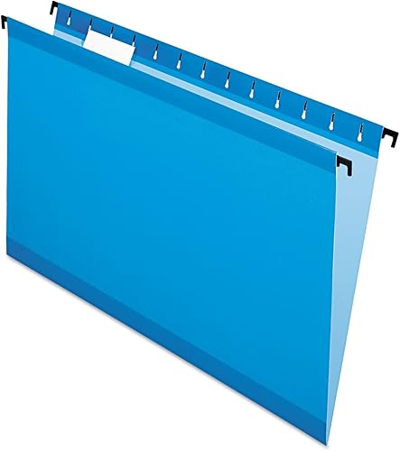 Pendaflex SureHook carpetas para colgar reforzadas tamaño legal azul corte 15 20BX 6153 15 BLU