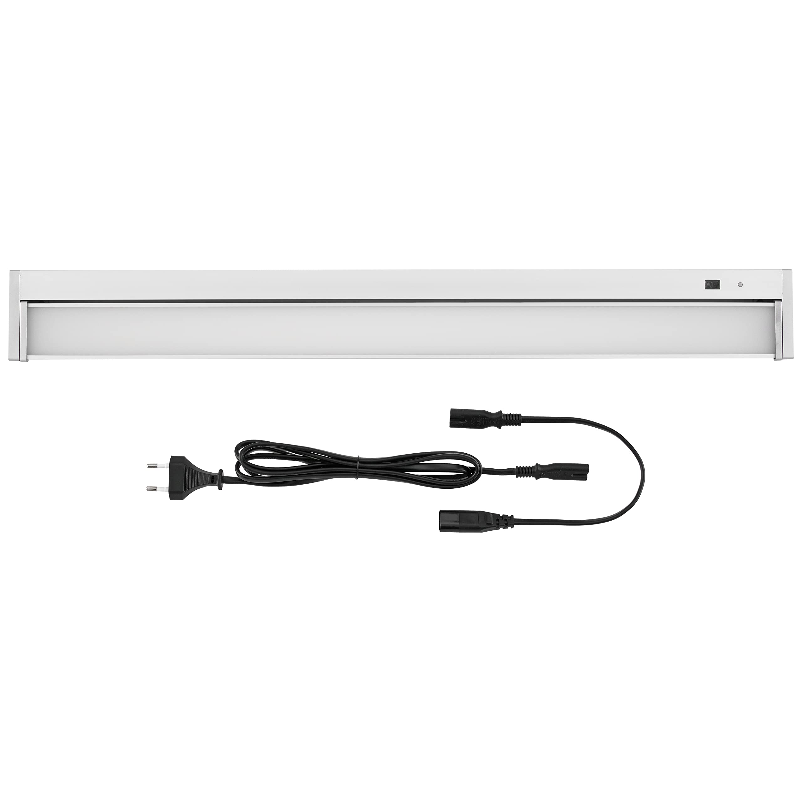REV TERRA Unterbauleuchte Küche LED - 12W, 900lm, IR-Sensor, 58cm, silber | LED Küchenunterbauleuchte | 25.000h