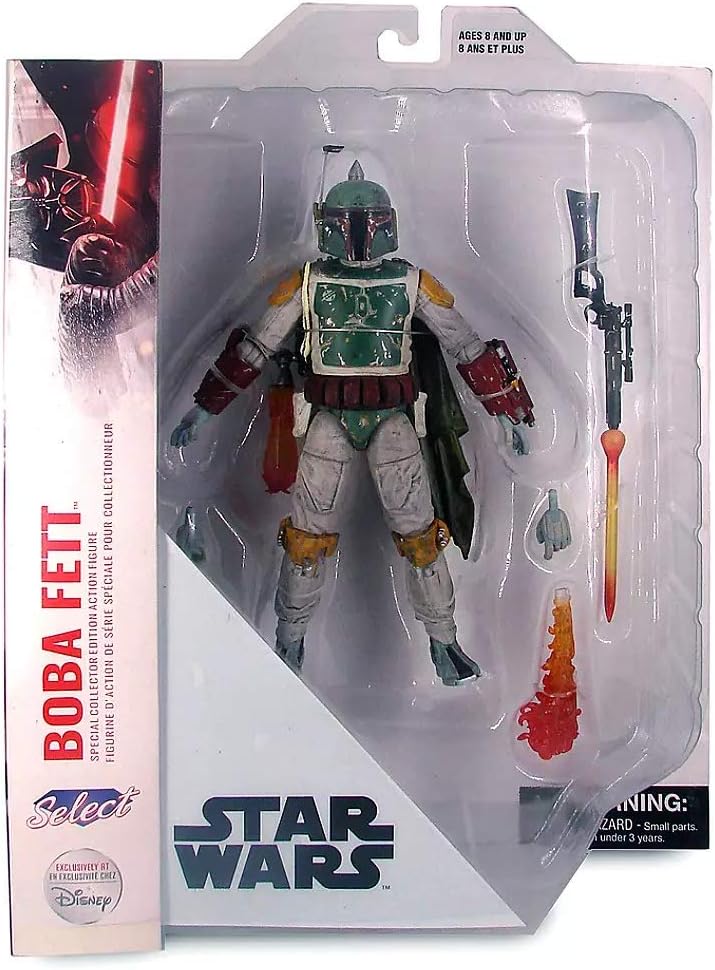 Plush Boba Fett Collector's Edition Action Figure by Diamond Select – Star Wars – 7''