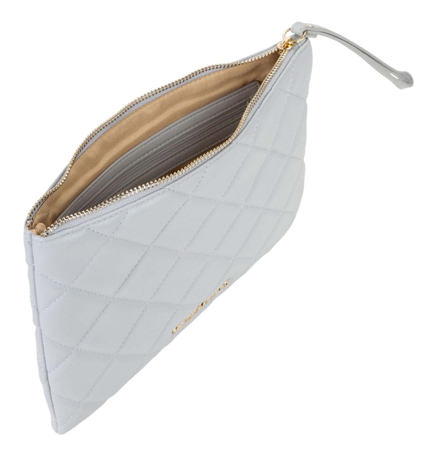 Valentino utility bag Ocarina Soft Cosmetic Case Perla light grey