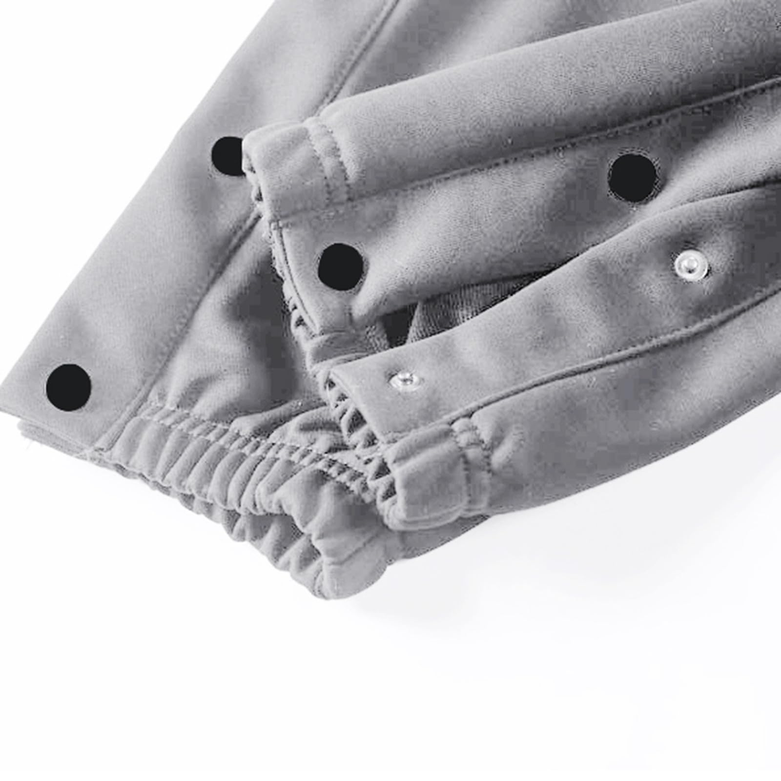 Pantaloni da Allenamento da Uomo con abbottonatura Laterale, Pantaloni a Strisce, in Vita Elasticizzata, con Tasche, Bottoni, Casual, Casual, da Basket, Sportswear