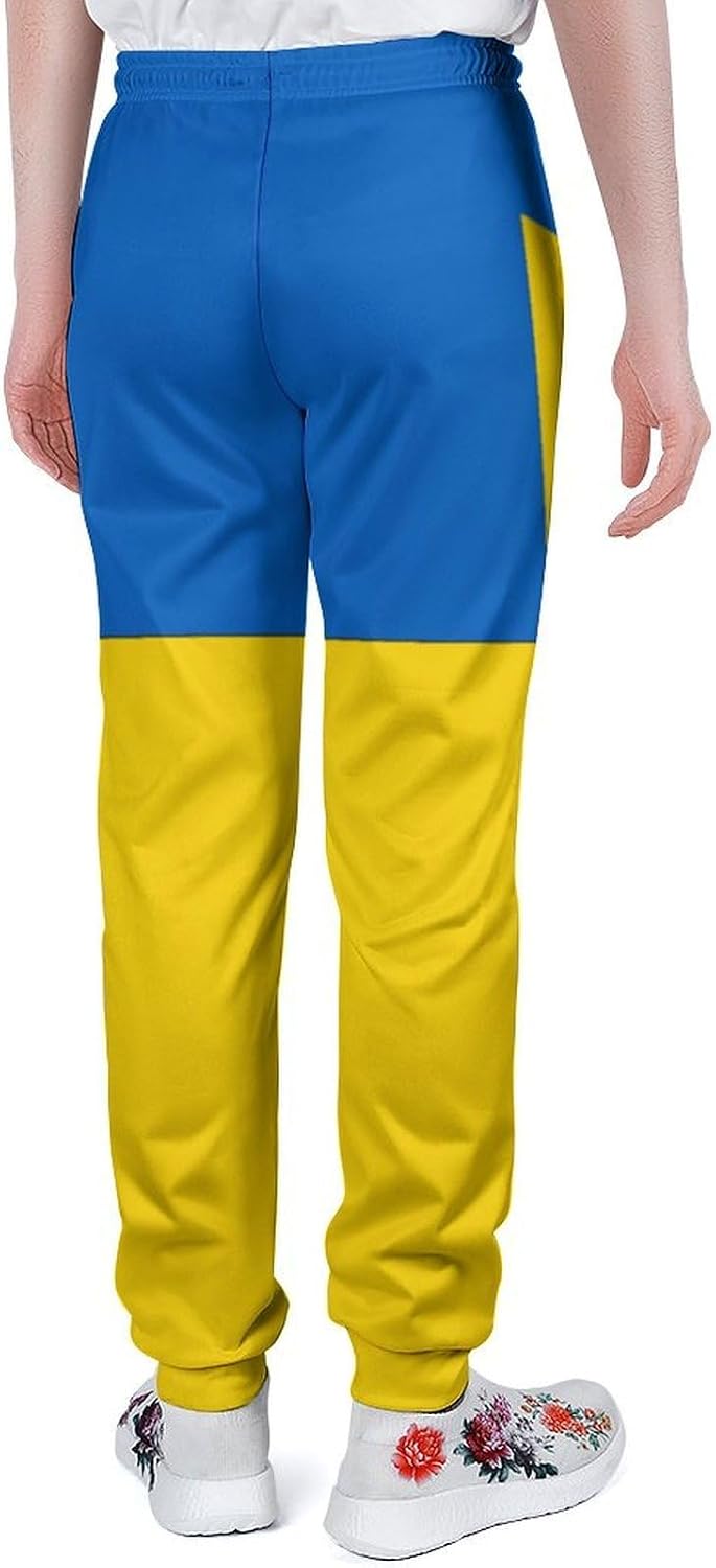 Ukrainian Flag Men's Sweatpants Novelty Jogging Pants Sports Running Bottoms Trousers Women
