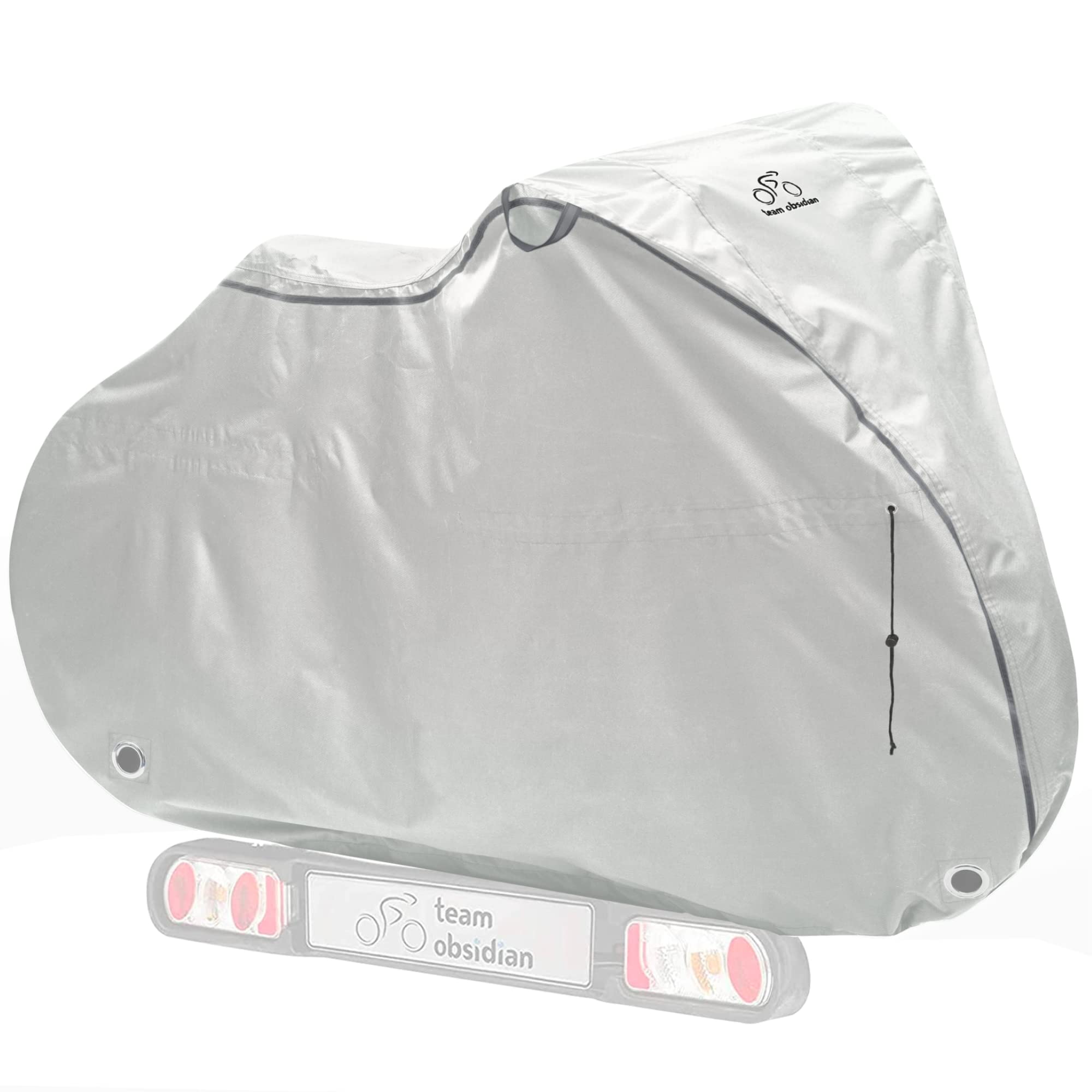 Team Obsidian | Outdoor Storage or Travel Cover for 3 bikes, XX-Large Bike Cover, Ebike Accessories, Bicycle Cover, Heavy Duty, Electric Bike Cover Waterproof Outdoor | 210D, 300D, 600D