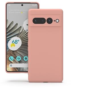 YATWIN Silicone Back Case for Google Pixel 7 Pro, Soft-Touch Phone Back Cover for Google Pixel 7 Pro - Pink