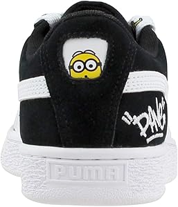 Buy PUMA Unisex-Kids Minions Suede Sneaker, Black White, 4.5 M US Big Kid  at Amazon.in