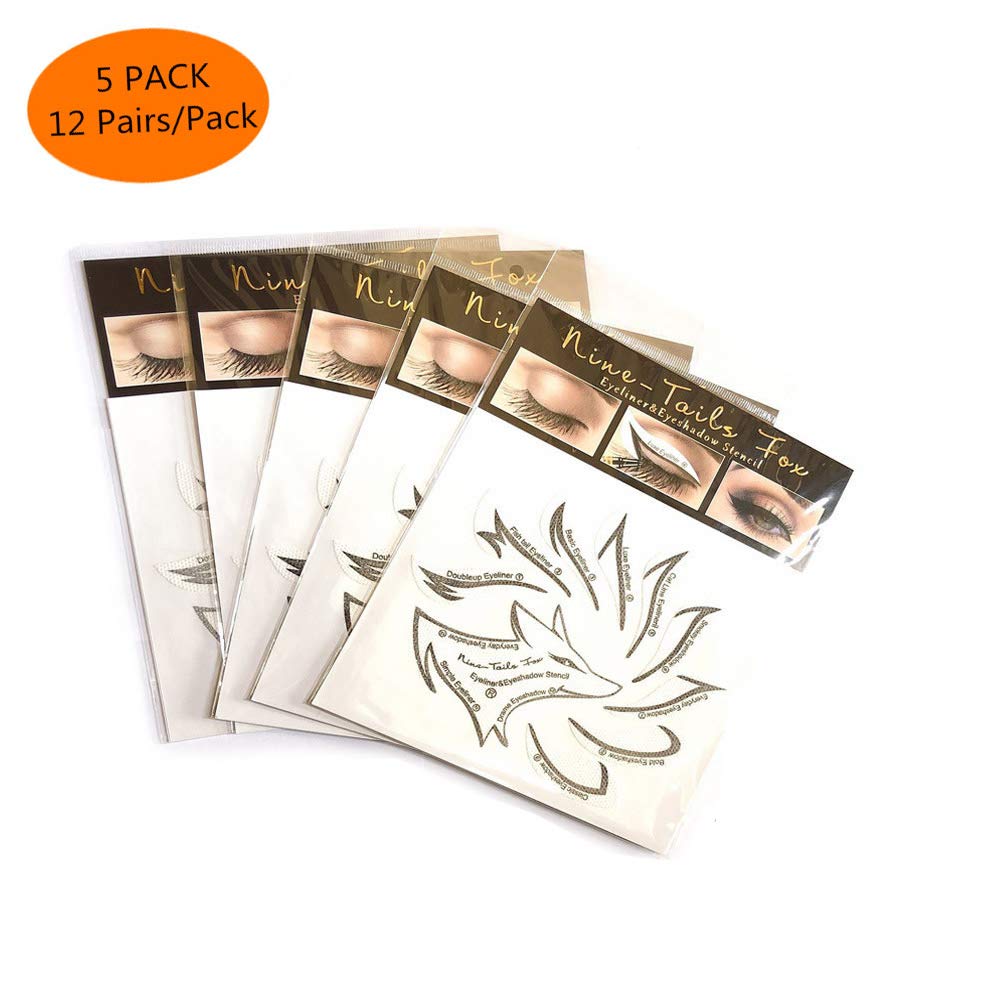 Professional Eyeliner Eyebrow Stencil Eyeshadow Stencil Set Nonwoven
