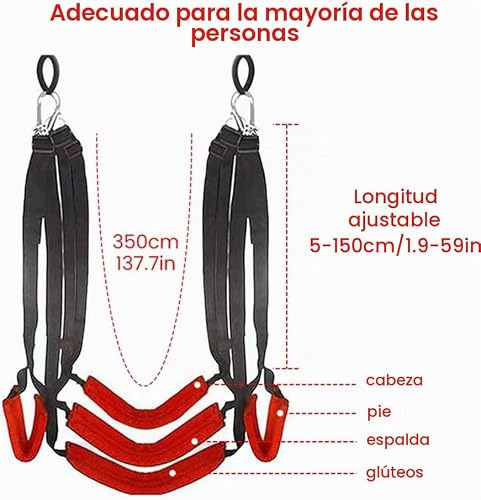 Miniatura 4 de Columpio Colgante Es Osãs Extremo Kit Êsx Ä L S Deportes Erótîcô Kît Xô