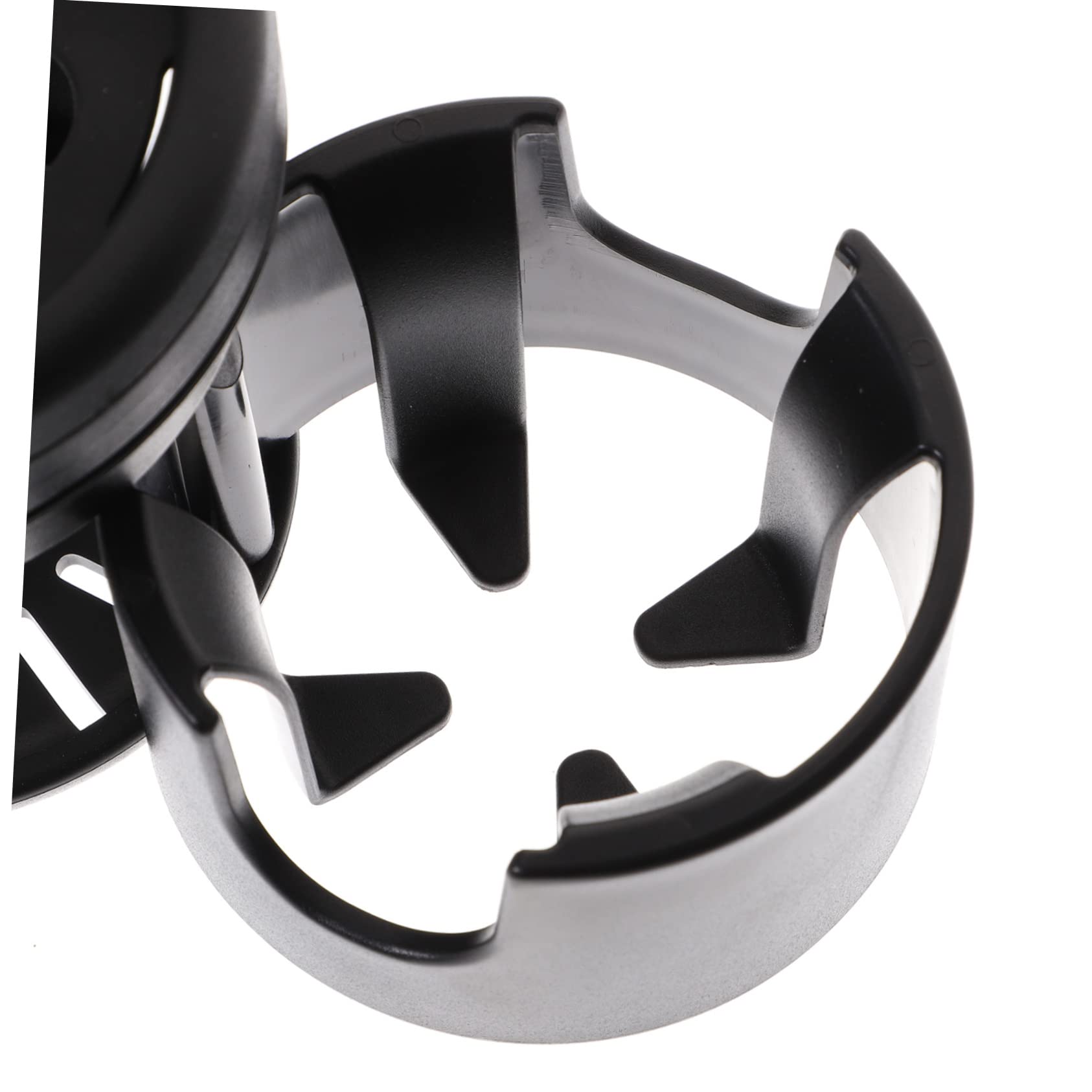 BESTonZON Portabicchieri per con Supporto Telefono Clip per Carrozzina Nero Resistente e Antiscivolo Compatibile con Bottiglie e Tazze Standard