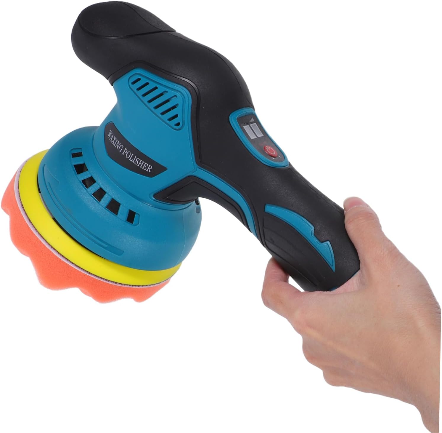 Handheld Car Buffer Polisher Kit Adjustable Speed Electric Waxing Tool for Vehicle Detailing DIY Portable Cordless Polishing Device with Versatile Speed Settings