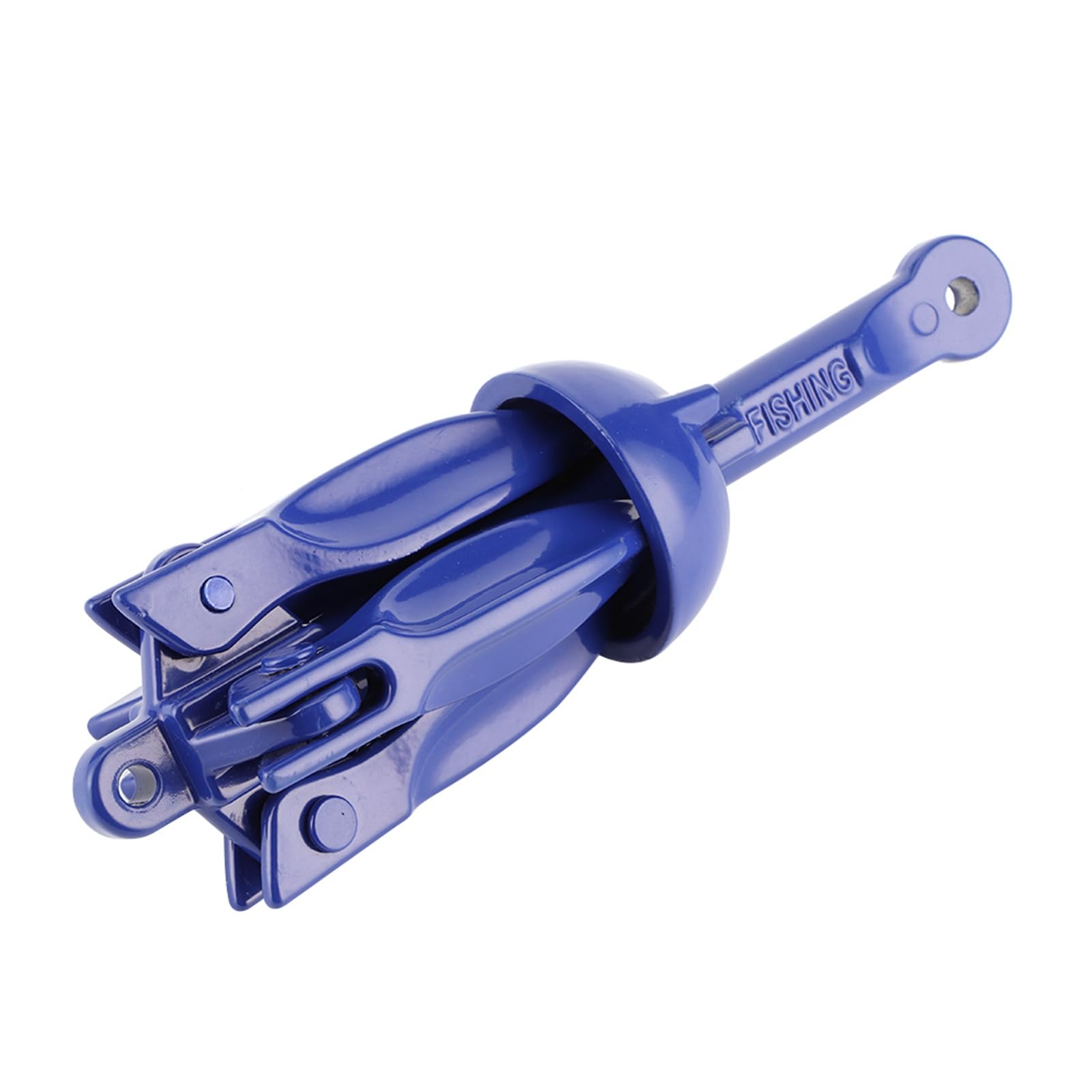 SIXRUN Zusammenklappbarer Bootsanker, Aluminiumlegierung, 4 Zinken, Kajak-, 18 X 16 cm, Kompakter Tragbarer Marine- für Kanus, Segelboote, Jetskis, PWC-Angelstopps