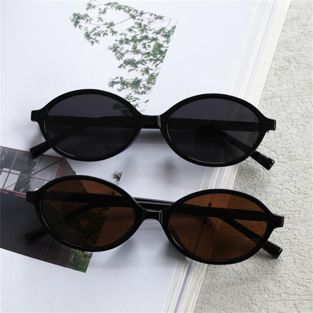 Petites lunettes de soleil rondes polarisées ovales pour hommes rétro vintage acétate homme