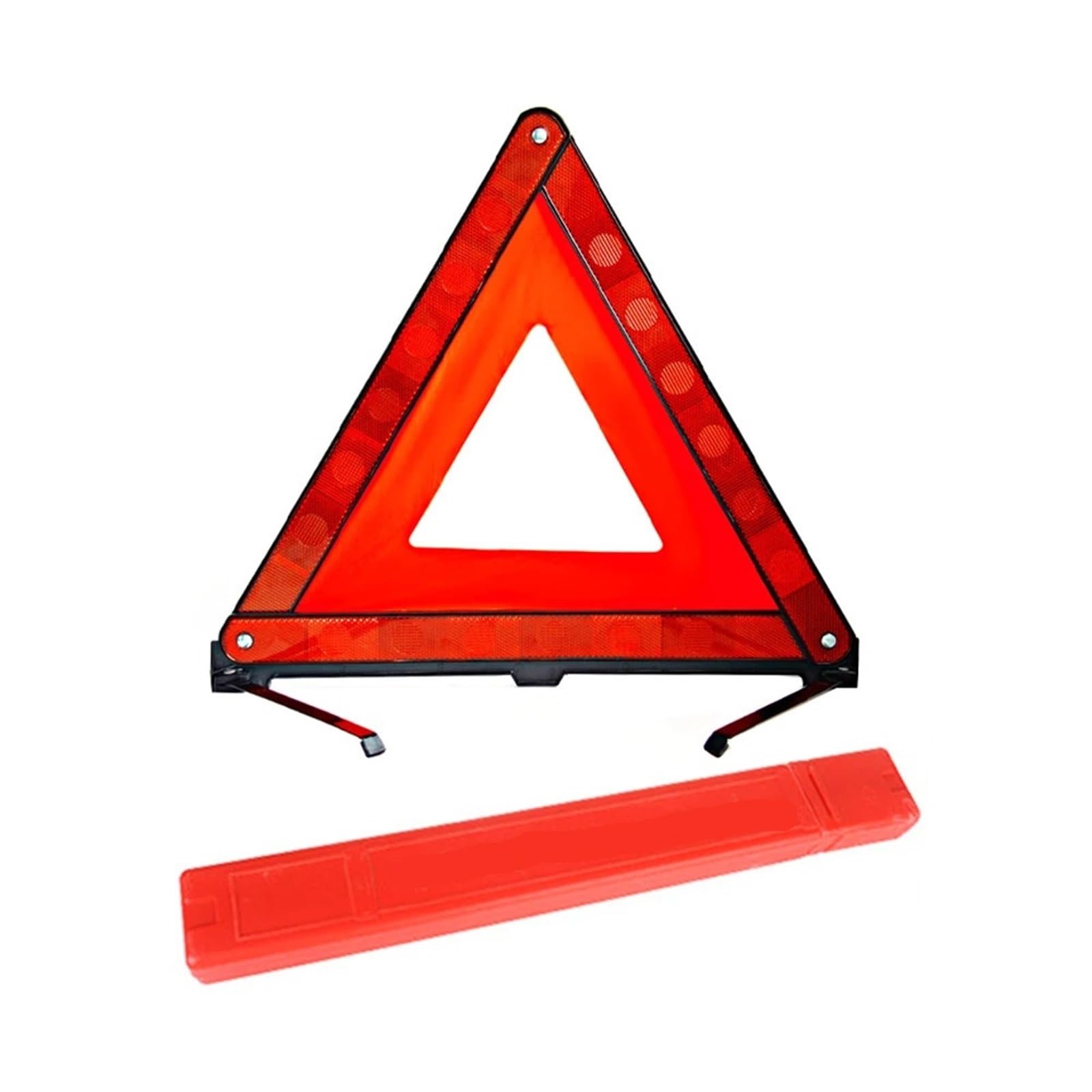 Triángulo de señalización Etiqueta de Peligro de Seguridad Plegable, señal de Parada, trípode Reflectante Triangular para Coche, señal de Advertencia de Emergencia