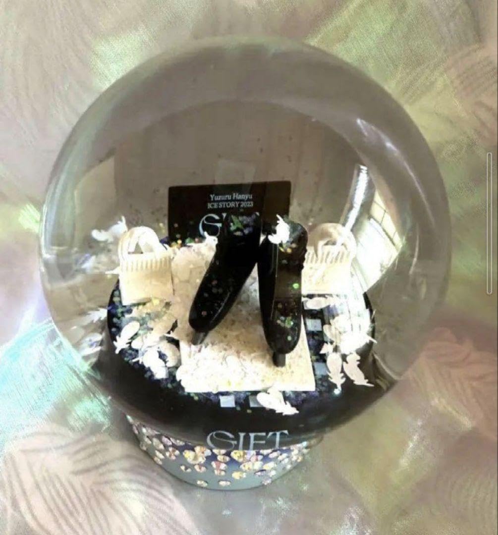 羽生選手 スノードーム キーホルダー付き 羽生結弦GIFT スノードーム