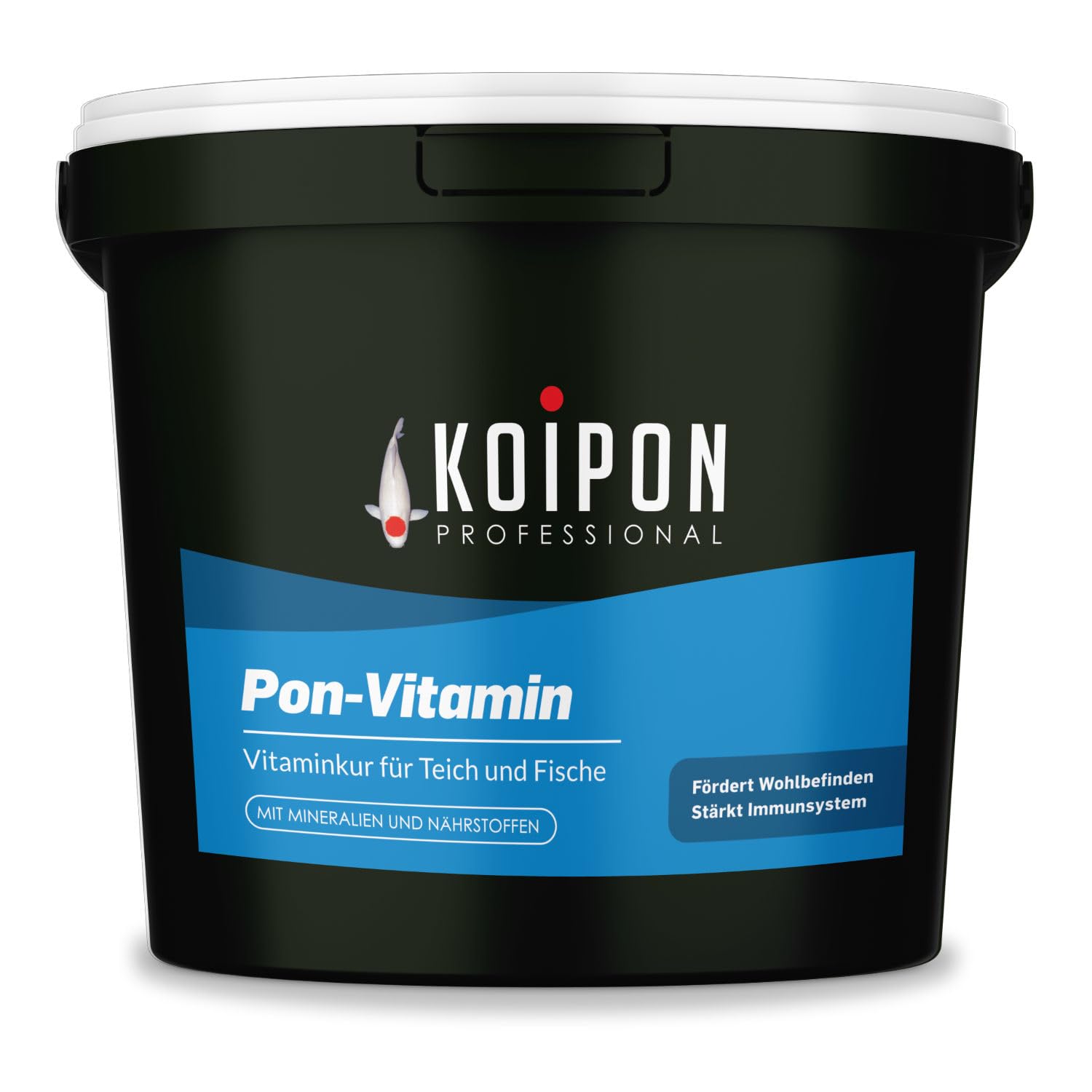 KOIPON Pon-Vitamin 1kg, Vitaminkur mit wertvollen Mineralien für gesunde Fische im Fischteich und japanische Koi im Gartenteich