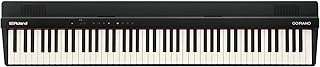 Roland GO:PIANO88 | Mobiles Einsteiger-Digital-Piano mit 88 Tasten | Premium-Performance | Leicht & kompakt | Leistungsfähige Lernfunktionen | Batteriebetrieb | Bluetooth & MIDI-Anschlüsse