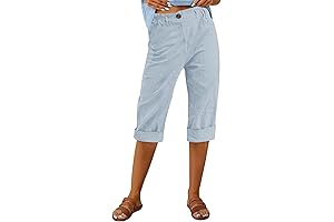Women's Linen Prime 3/4 Length Pants: Experience Luxury and Comfort in Every Step