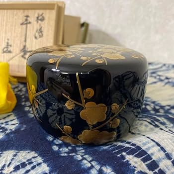 飯田光秋　梅蒔絵平棗　茶道具 Amazon.co.jp: 飯田光秋 梅蒔絵平棗 茶道具 : おもちゃ